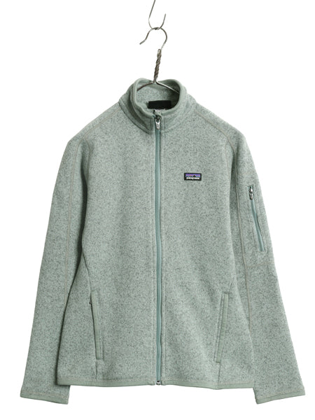 パタゴニア ベターセーター ジャケット レディース S 古着 14年製 フリース セーター フルジップ ブルゾン ハイネック アウトドア グリーン
