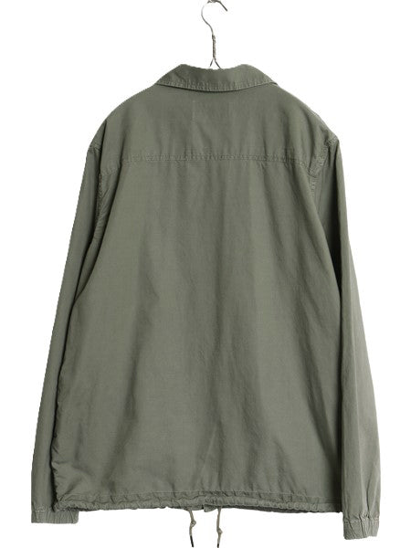 パタゴニア コーチ ジャケット メンズ M 19年製 アウトドア オーガニック コットン ヘンプ シャツジャケット ブルゾン ワンポイント カーキ