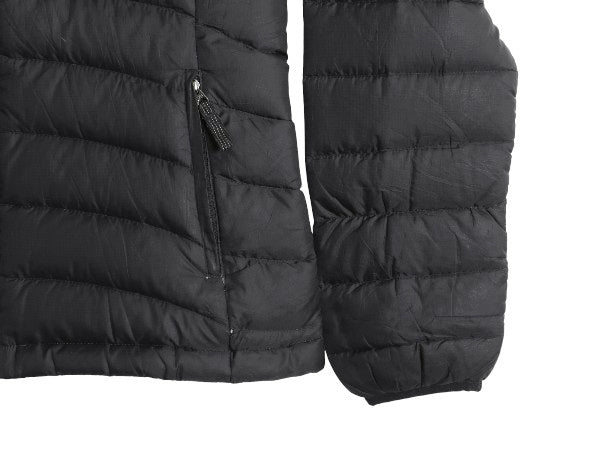 パタゴニア ダウン セーター キッズ XL レディース S 程/ 古着 16年製 キルティング ナイロン ジャケット 600フィル ブルゾン アウター 黒