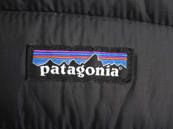 パタゴニア ダウン セーター キッズ XL レディース S 程/ 古着 16年製 キルティング ナイロン ジャケット 600フィル ブルゾン アウター 黒