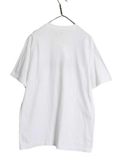 80s 企業 カウボーイ イラスト プリント Tシャツ メンズ L / ヴィンテージ 当時物 グラフィック ヘビーウェイト シングルステッチ ホワイト