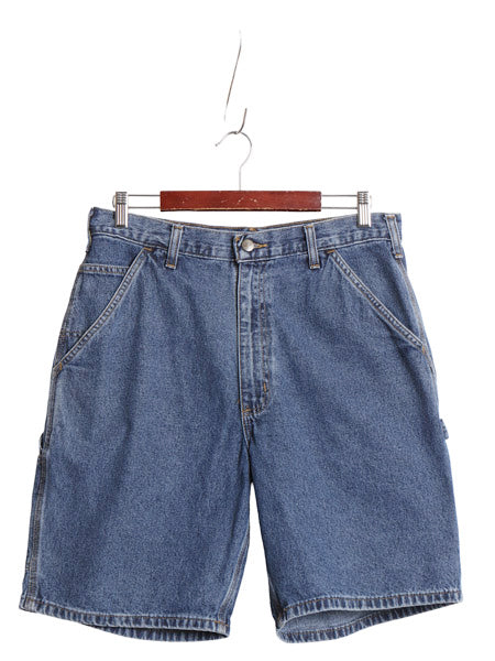 US企画 カーハート デニム ペインター ショートパンツ メンズ 34 / ショーツ 短パン ジーンズ ジーパン ワーク コットン ハーフパンツ 廃盤