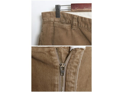 90s ポロ ラルフローレン 細畝 コーデュロイ パンツ メンズ 35 32 オールド PHILIP PANT ストレート ノータック アーミー タイプ ブラウン