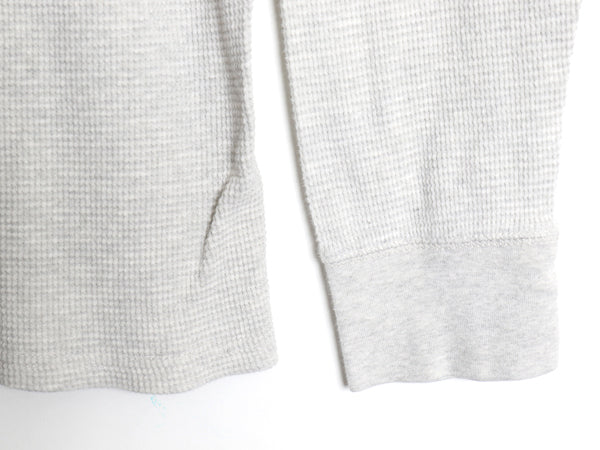 ポロ ラルフローレン 長袖 サーマル Tシャツ メンズ XL ロンT ワッフル カットソー ワンポイント ストレッチ シンプル 大きいサイズ グレー