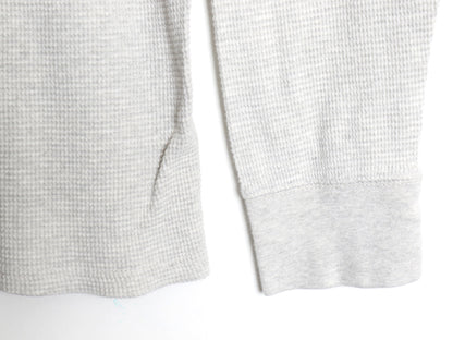 ポロ ラルフローレン 長袖 サーマル Tシャツ メンズ XL ロンT ワッフル カットソー ワンポイント ストレッチ シンプル 大きいサイズ グレー