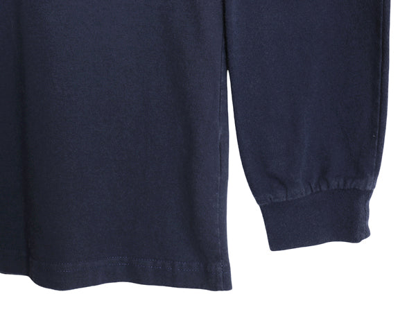 パタゴニア 両面 プリント 長袖 Tシャツ メンズ S 18年製 アウトドア ロンT ロングスリーブ P6 バックプリント ボックスロゴ カットソー 紺