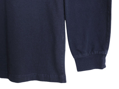 パタゴニア 両面 プリント 長袖 Tシャツ メンズ S 18年製 アウトドア ロンT ロングスリーブ P6 バックプリント ボックスロゴ カットソー 紺