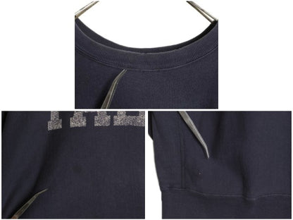 80s USA製 ★ チャンピオン リバースウィーブ YALE プリント スウェット メンズ XL / 古着 ヴィンテージ イエール トレーナー カレッジ 紺