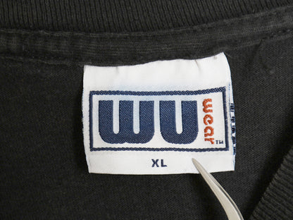 90s USA製 ★ WU WEAR ウータンクラン ロゴ プリント Tシャツ メンズ XL / 古着 当時物 オールド ヒップホップ ラップ シングルステッチ 黒