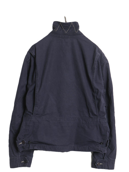 00s ポロ ラルフローレン スイングトップ ジャケット メンズ XL / 古着 オールド コットン ブルゾン フルジップ ワンポイント 大きいサイズ