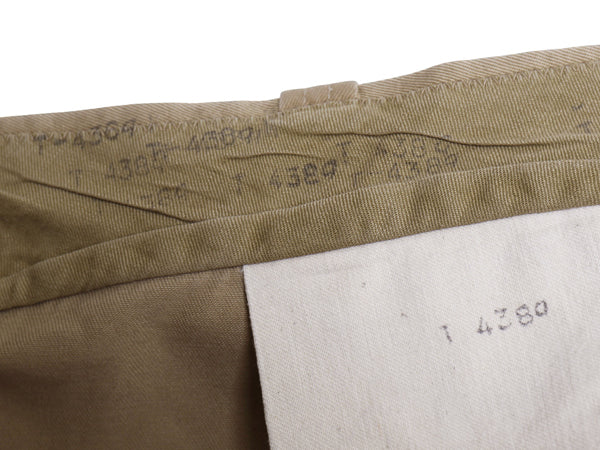 60s ★ 米軍実物 US ARMY コットン チノ パンツ メンズ 32 30 程/ ヴィンテージ ミリタリー チノパン ストレート ノータック 軍物 カーキ