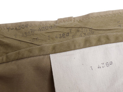 60s ★ 米軍実物 US ARMY コットン チノ パンツ メンズ 32 30 程/ ヴィンテージ ミリタリー チノパン ストレート ノータック 軍物 カーキ
