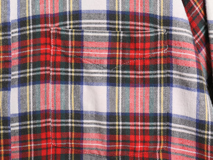 80s USA製 エルエルビーン チェック 長袖 ボタンダウン フランネル シャツ メンズ M / 古着 ヴィンテージ コットン 長袖シャツ ネルシャツ