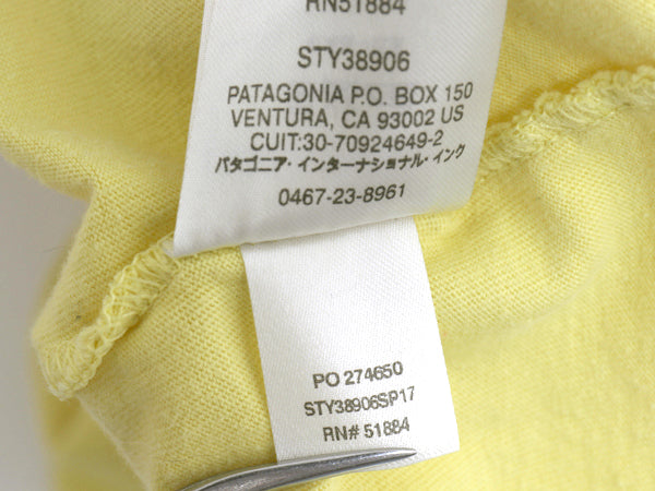 パタゴニア 両面 プリント 半袖 Tシャツ メンズ XL / 17年製 アウトドア P6 ボックスロゴ オーガニック コットン カットソー 大きいサイズ