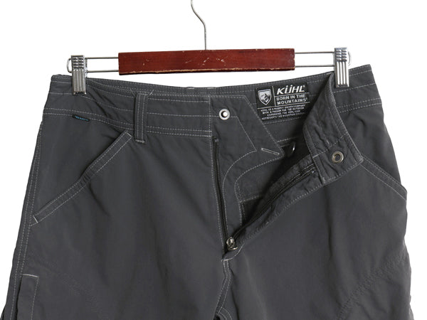 ☆ キュール クライミング ショーツ メンズ 32 / 古着 アウトドア トレッキング ワーク ストレッチ ナイロン ショートパンツ テック 膝下