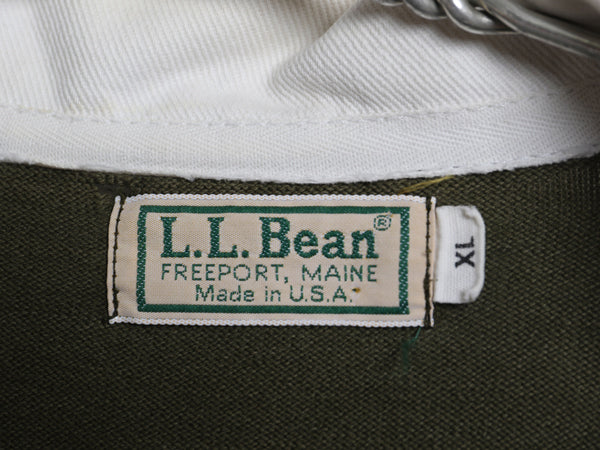 80s USA製 エルエルビーン ボーダー 長袖 ラガーシャツ メンズ XL ヴィンテージ ラグビー 長袖シャツ ポロシャツ カットソー 大きいサイズ