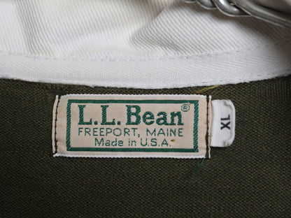 80s USA製 エルエルビーン ボーダー 長袖 ラガーシャツ メンズ XL ヴィンテージ ラグビー 長袖シャツ ポロシャツ カットソー 大きいサイズ