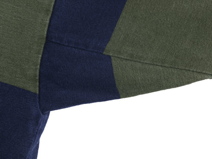 80s USA製 エルエルビーン ボーダー 長袖 ラガーシャツ メンズ XL ヴィンテージ ラグビー 長袖シャツ ポロシャツ カットソー 大きいサイズ