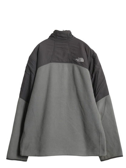 US企画 ノースフェイス フリース ナイロン 切替 ジャケット メンズ XXL アウトドア ブルゾン フルジップ ハイネック 大きいサイズ ツートン