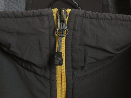 US企画 ノースフェイス フリース ナイロン 切替 ジャケット メンズ XXL アウトドア ブルゾン フルジップ ハイネック 大きいサイズ ツートン