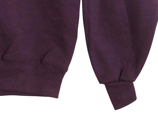 デッドストック 90s 00s USA製 ジャージーズ 無地 スウェット メンズ レディース M 新品 オールド トレーナー 裏起毛 ブランク トップス 紫