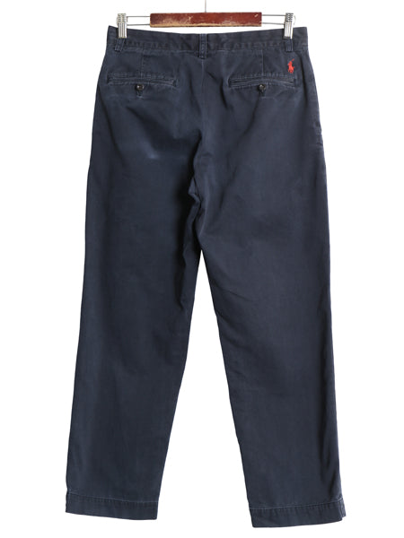 00s ポロ ラルフローレン チノ パンツ メンズ 30 30 オールド PRESTON PANT コットン スラックス ノータック ストレート アーミー タイプ