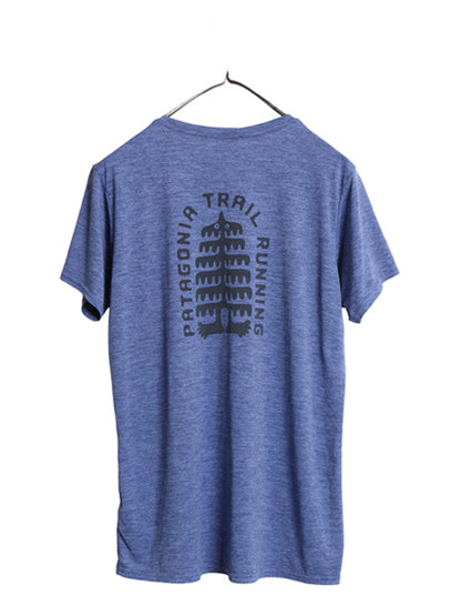 パタゴニア キャプリーン プリント 半袖 Tシャツ レディース M 22年製 アウトドア ストレッチ グラフィック イラスト インナー カットソー