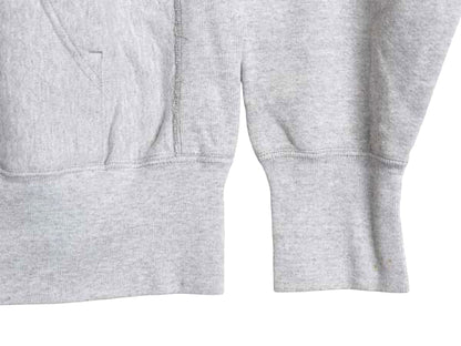 90s USA製 キャンバー スウェット フード パーカー メンズ M / オールド トレーナー プルオーバー 裏起毛 ドッグ 刺繍 バックプリント 厚手