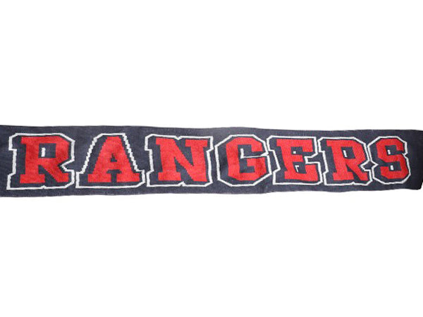 リーボック レンジャース アクリル  ニット マフラー メンズ レディース NHL オフィシャル ホッケー フリンジ付き トリコカラー 2フェイス