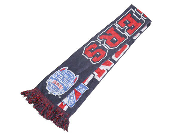 リーボック レンジャース アクリル  ニット マフラー メンズ レディース NHL オフィシャル ホッケー フリンジ付き トリコカラー 2フェイス