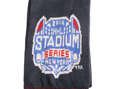 リーボック レンジャース アクリル  ニット マフラー メンズ レディース NHL オフィシャル ホッケー フリンジ付き トリコカラー 2フェイス