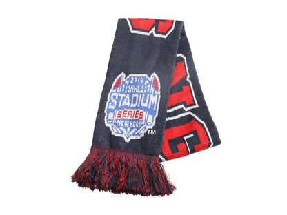 リーボック レンジャース アクリル  ニット マフラー メンズ レディース NHL オフィシャル ホッケー フリンジ付き トリコカラー 2フェイス