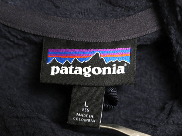 パタゴニア ダイヤモンド カプラ フーディ レディース L 古着 18年製 フリース ジャケット パーカー プルオーバー ワンポイント 廃盤 濃灰