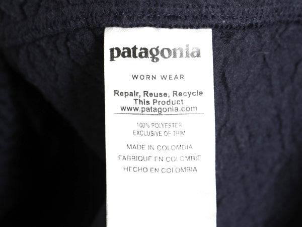 パタゴニア ダイヤモンド カプラ フーディ レディース L 古着 18年製 フリース ジャケット パーカー プルオーバー ワンポイント 廃盤 濃灰