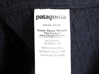 パタゴニア ダイヤモンド カプラ フーディ レディース L 古着 18年製 フリース ジャケット パーカー プルオーバー ワンポイント 廃盤 濃灰