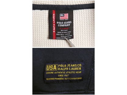 ポロジーンズ ラルフローレン フルジップ スウェット フード パーカー メンズ XL 古着 トレーナー 裏起毛 ワッペン ロゴ 刺繍 大きいサイズ