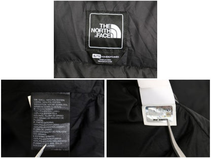 ノースフェイス ヌプシ ダウン ベスト レディース XL 古着 アウトドア 700フィル ナイロン フルジップ 重ね着 パッカブル 黒 大きいサイズ