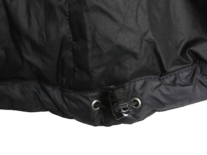 ノースフェイス ヌプシ ダウン ベスト レディース XL 古着 アウトドア 700フィル ナイロン フルジップ 重ね着 パッカブル 黒 大きいサイズ