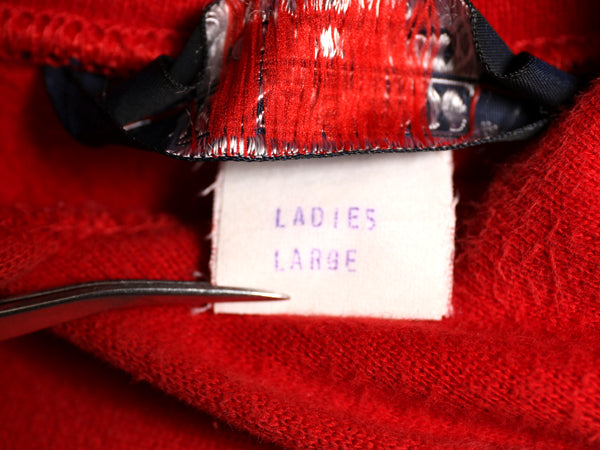 80s USA製 ★ チャンピオン ランズエンド 別注 リバースウィーブ スウェット パーカー レディース L メンズ M ヴィンテージ 目無し フード