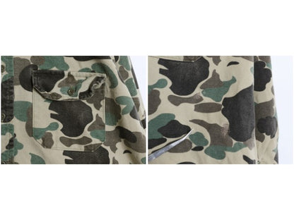 70s USA製 FROSTPROOF シャモア クロス 長袖 シャツ メンズ L 程/ ヴィンテージ ネルシャツ ダックハンター カモ フランネル ハンティング