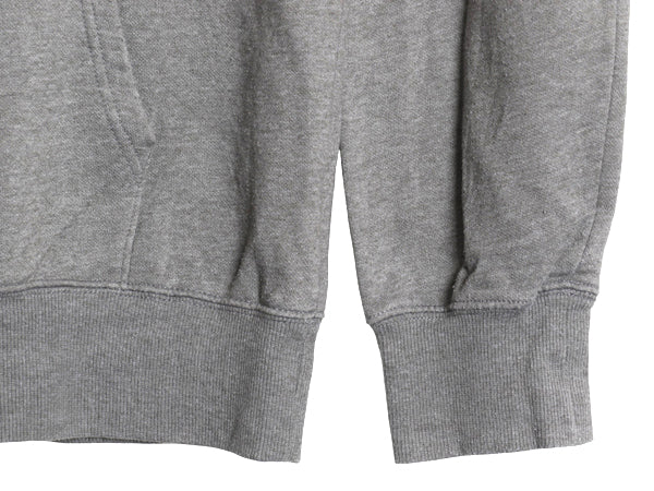 ノースフェイス プリント スウェット フード パーカー メンズ L プルオーバー トレーナー ベア ロゴ イラスト グラフィック 裏起毛 グレー