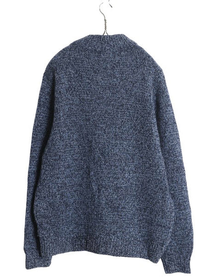 エルエルビーン ヘンリーネック ニット セーター メンズ L / アウトドア ラム ウール モックネック 長袖ニット プルオーバー 無地 シンプル