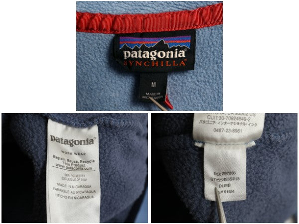 パタゴニア ライトウェイト シンチラ スナップT レディース M / 18年製 フリース プルオーバー ジャケット ブルゾン ジャンパー アウトドア