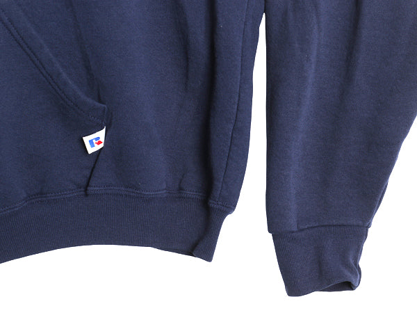 90s ラッセル 無地 フルジップ スウェット フード パーカー メンズ レディース XXL オールド トレーナー ワンポイント 裏起毛 大きいサイズ