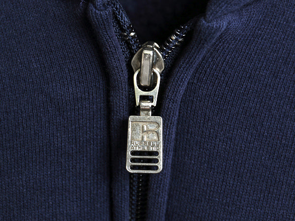 90s ラッセル 無地 フルジップ スウェット フード パーカー メンズ レディース XXL オールド トレーナー ワンポイント 裏起毛 大きいサイズ