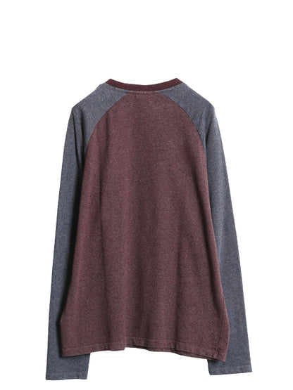 パタゴニア プリント ライトウェイト スウェット メンズ L 古着 17年製 トレーナー 長袖 Tシャツ ロンT グラフィック カットソー ツートン