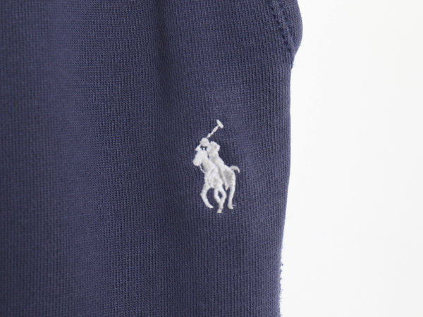 ポロ ラルフローレン ポケット付き スウェット パンツ メンズ M 裏起毛 トレーナー ヘビーウェイト イージーパンツ ワンポイント ポニー 紺