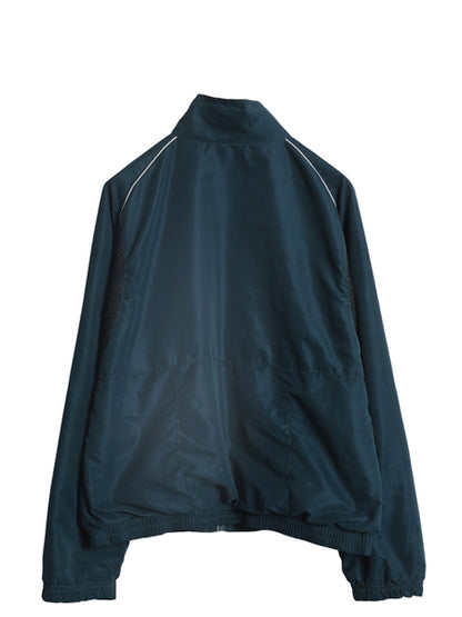 90s リーボック フルジップ ナイロン トラック ジャケット メンズ M / 古着 オールド ウインドブレーカー ジャンパー ブルゾン ハイネック