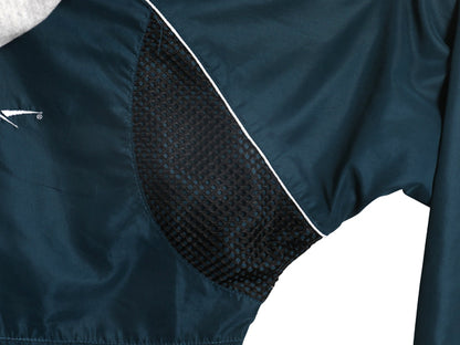 90s リーボック フルジップ ナイロン トラック ジャケット メンズ M / 古着 オールド ウインドブレーカー ジャンパー ブルゾン ハイネック