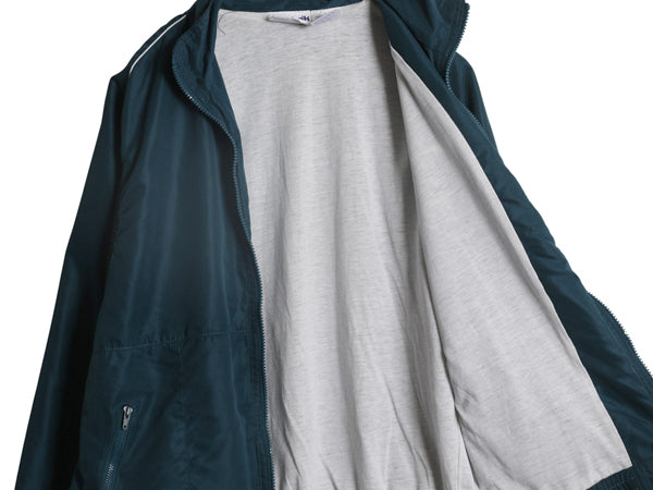 90s リーボック フルジップ ナイロン トラック ジャケット メンズ M / 古着 オールド ウインドブレーカー ジャンパー ブルゾン ハイネック